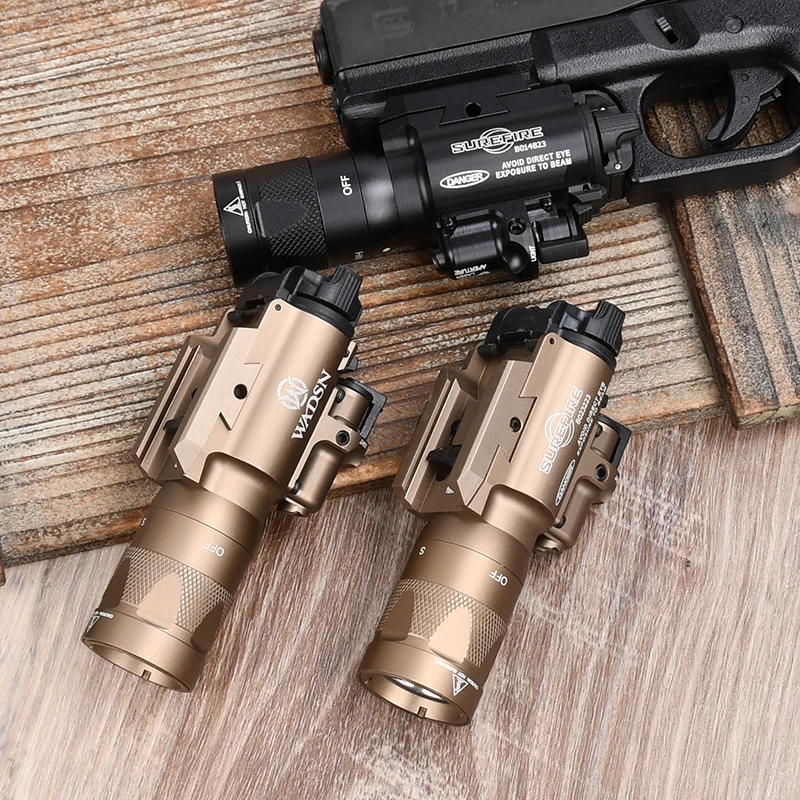 WADSN Surefir X400 X400V LED estroboscópico rojo láser linterna colgante para Airsoft arma de exploración pistola de pistola Luz de caza - imagen 2