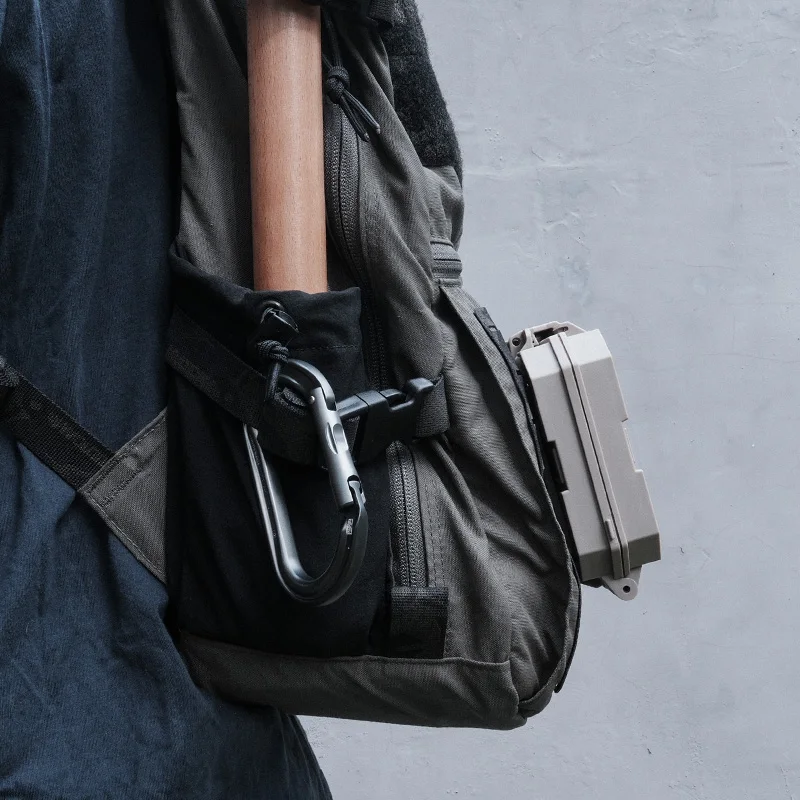 Caja de almacenamiento de módulo Molle de disco duro Mp3/móvil, mochila táctica, accesorios, bolsa colgante de pecho táctico - imagen 4