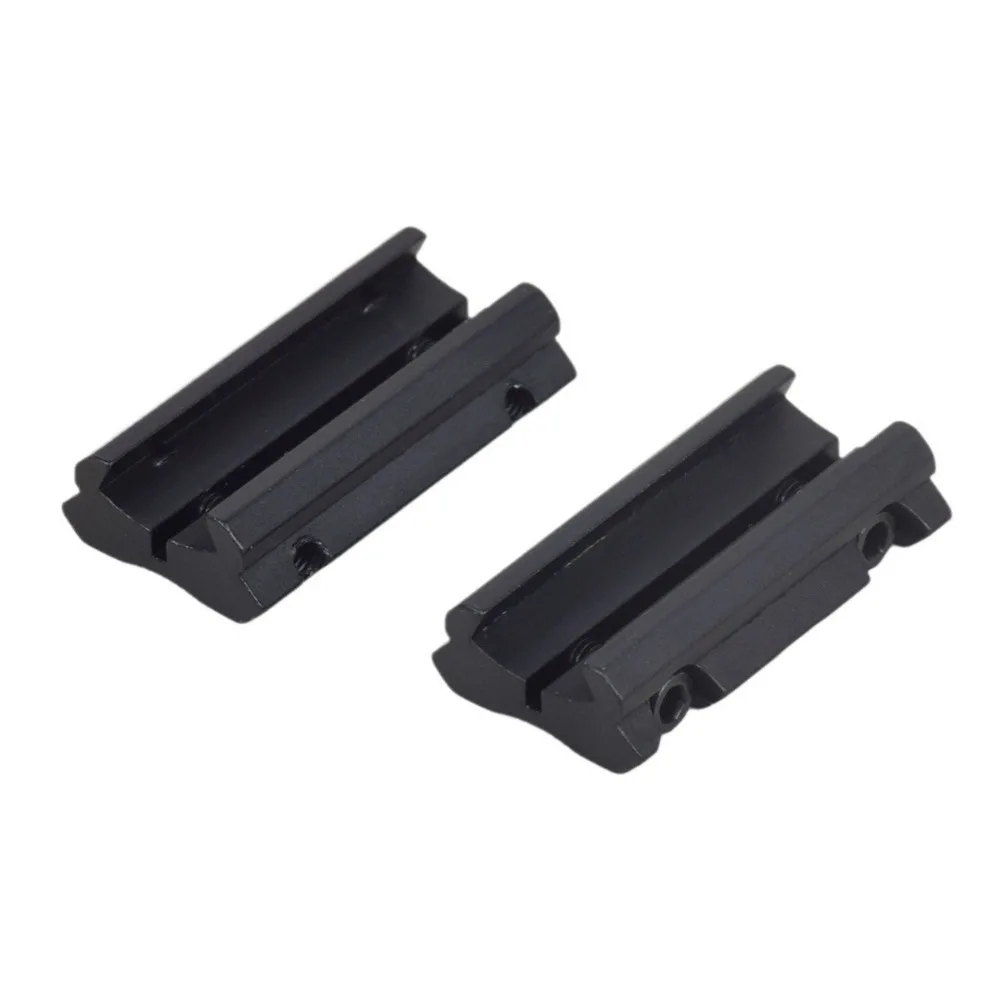 2 uds Picatinny 11mm cola de milano a 7/8 "20mm adaptador de riel Weaver montaje de alcance de Rifle - imagen 5