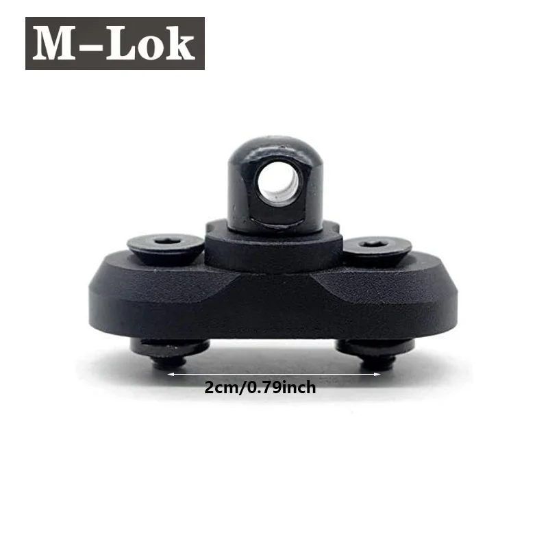 Adaptador montaje giratorio sistema M-LOK con hebilla de correa - imagen 5
