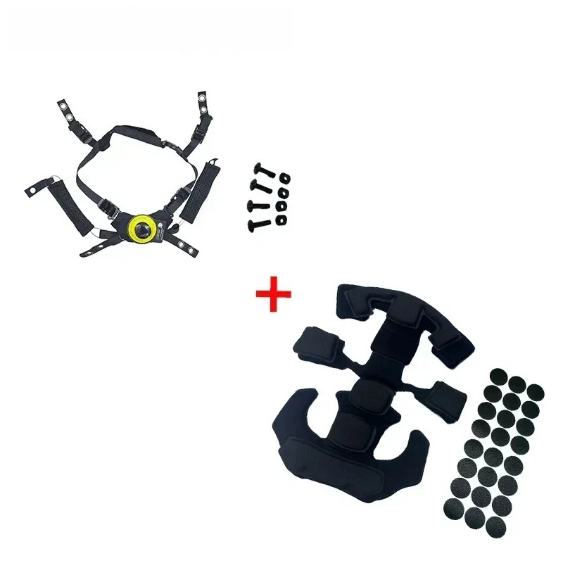 Sistema de suspensión para casco táctico, cordón de suspensión, correa para la barbilla para equipo Wendy FAST MICH, accesorios para casco táctico - imagen 5