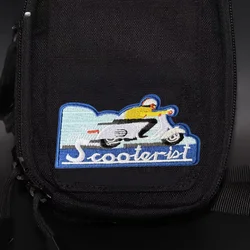 Parche para ciclista de patinete, insignia de moral táctica, gancho bordado y bucle, mochila, ropa, accesorios decorativos, pegatina, brazalete