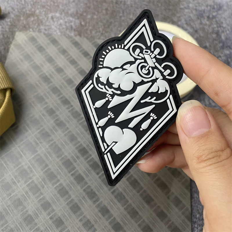 Insignia de moral de tormenta de UAV ruso, pegatinas de tela de PVC, brazalete militar táctico, gancho y bucle, pegatinas para sombrero y mochila al aire libre