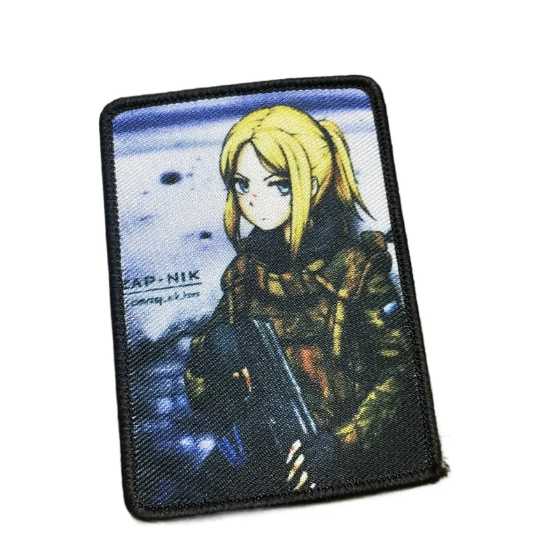 Parches tácticos de Manga para niñas, insignia de moral rusa táctica, brazalete militar, apliques para mochila - imagen 3