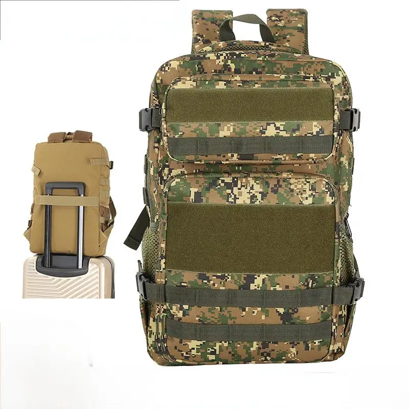 Mochila táctica de escalada para deportes al aire libre, paquete de senderismo y acampada, bolsa de senderismo, sujetadores de gancho y bucle, sistema láser Molle para hombres - imagen 2