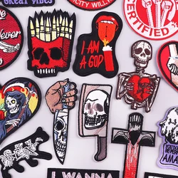 Parche bordado táctico calavera – Para coser o planchar en ropa y mochilas