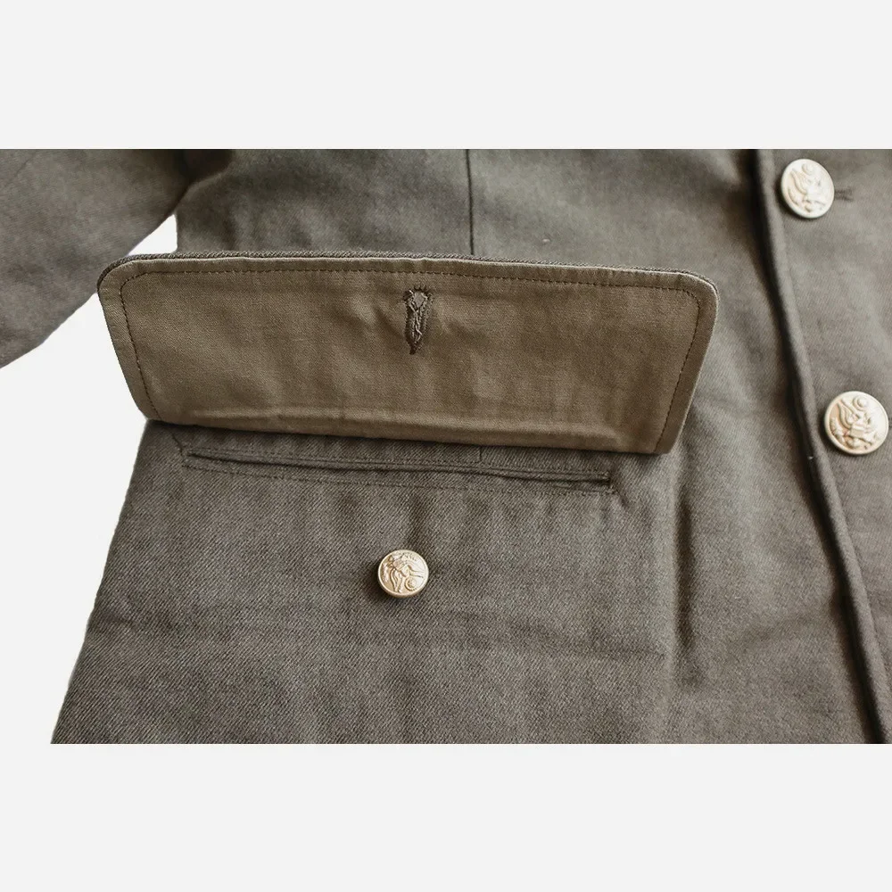 Chaqueta de EE. UU. de la Segunda Guerra Mundial, chaqueta gruesa de entrenamiento deportivo recreativo para hombre, réplica de abrigo estilo WW2, 1a chaqueta - imagen 5