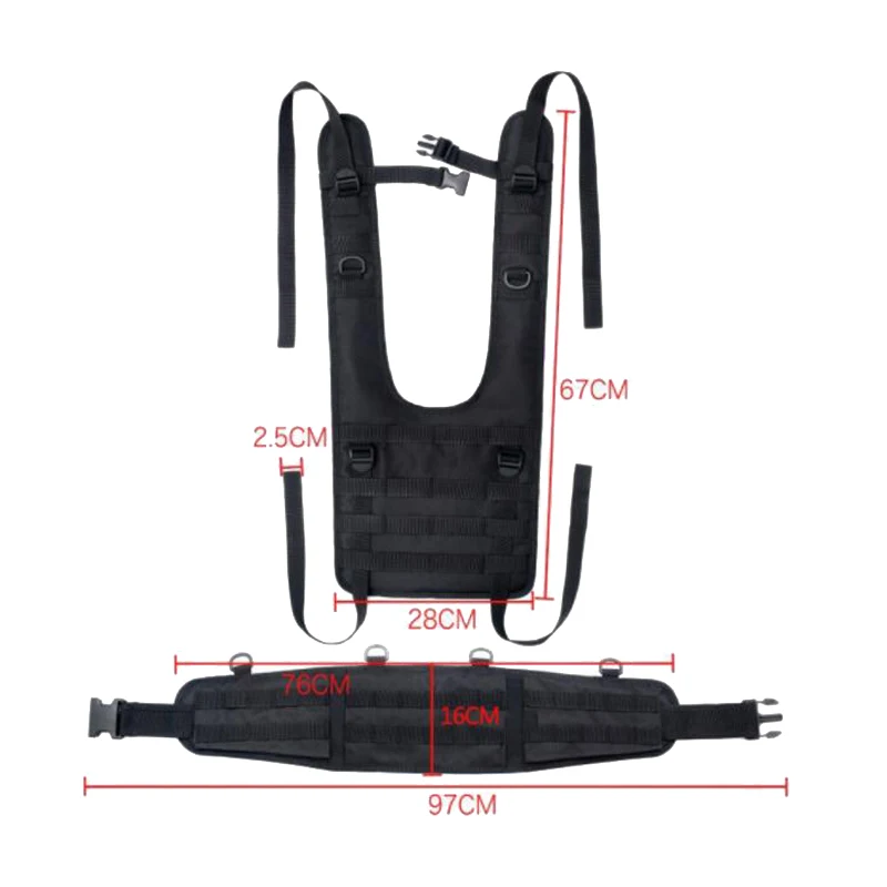 Caza al aire libre, tiro, entrenamiento, equipo de protección, chaleco táctico militar, armadura de combate, pistola de aire, accesorios de combate - imagen 2