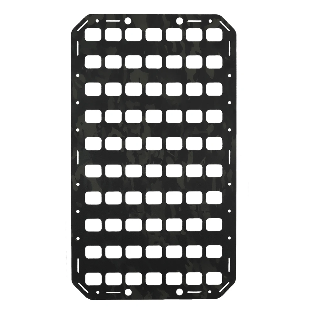 Organizador de asiento trasero de coche, Panel MOLLE rígido para vehículos, montaje de plataforma de almacenamiento Modular táctico para engranajes tácticos, 12,2x21 pulgadas - imagen 4