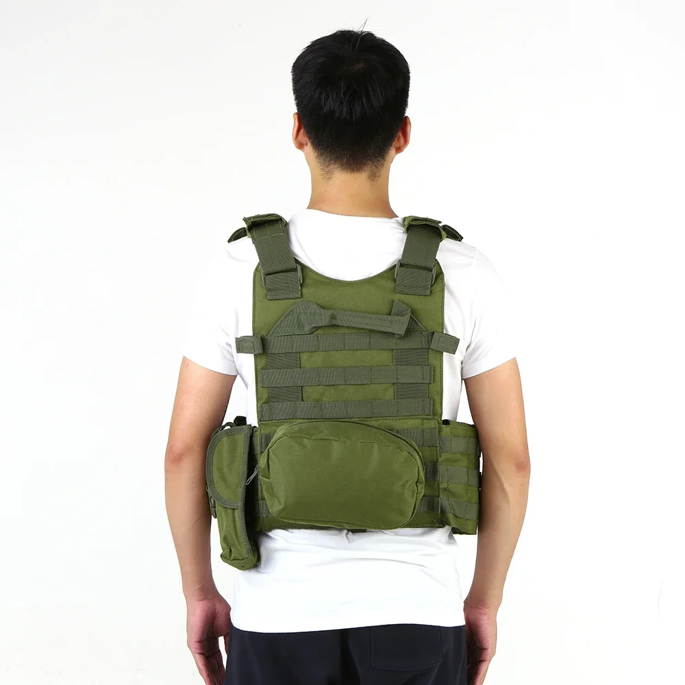 Chaleco táctico para hombre al aire libre, chaleco Modular para hombre, equipo de caza, chaleco portador de placa de carga con bolsillo de hidratación, equipo de caza - imagen 5