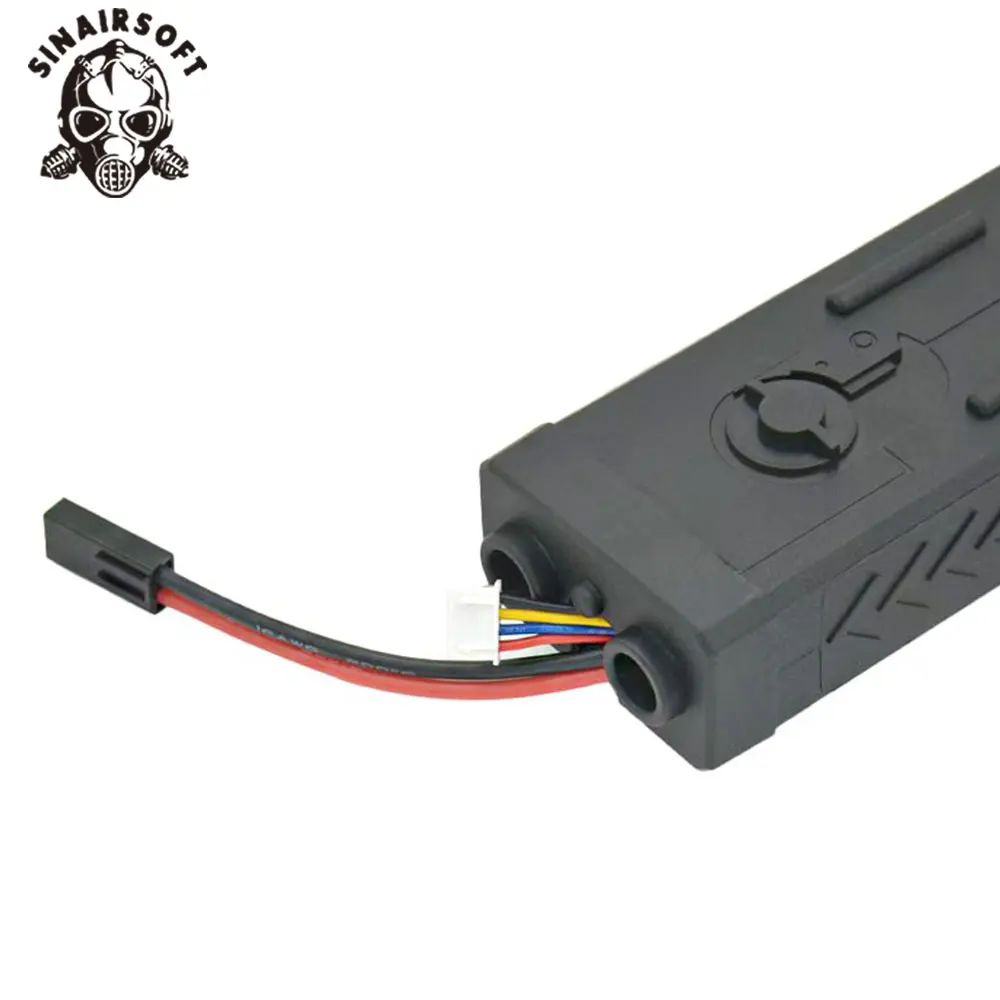 SINAIRSOFT HK146 PEQ2 caja batería táctica falsa riel Picatinny - imagen 5