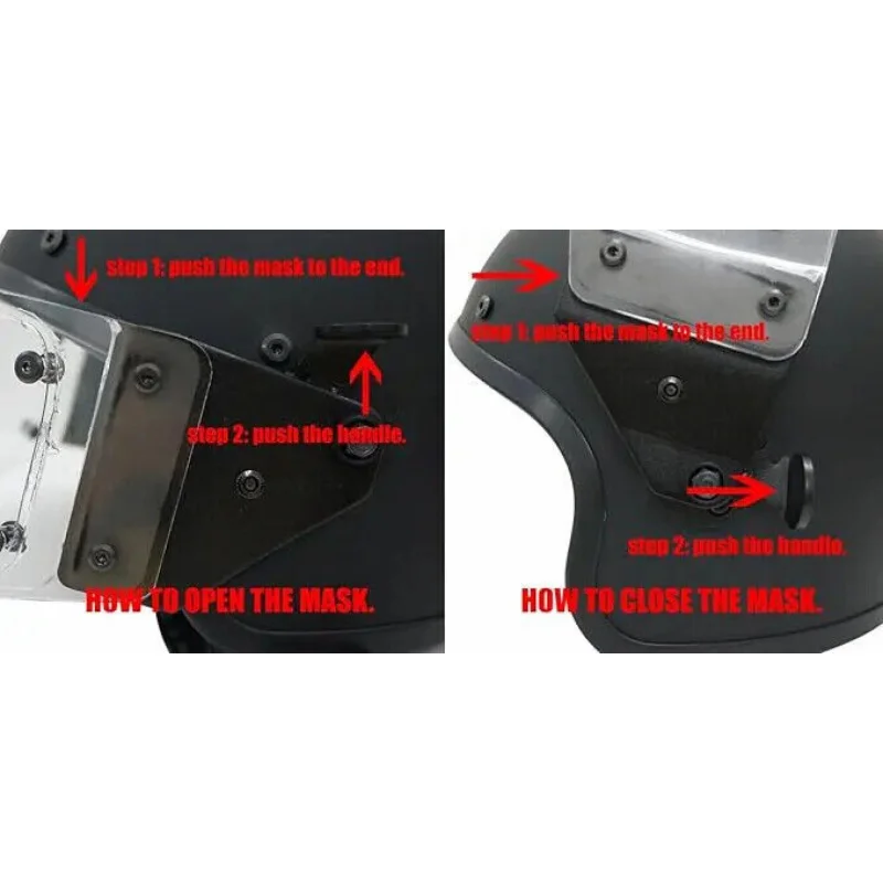 Accesorios de máscara de protección facial para casco ruso ZSH-1-2M SH60, 1 par - imagen 5