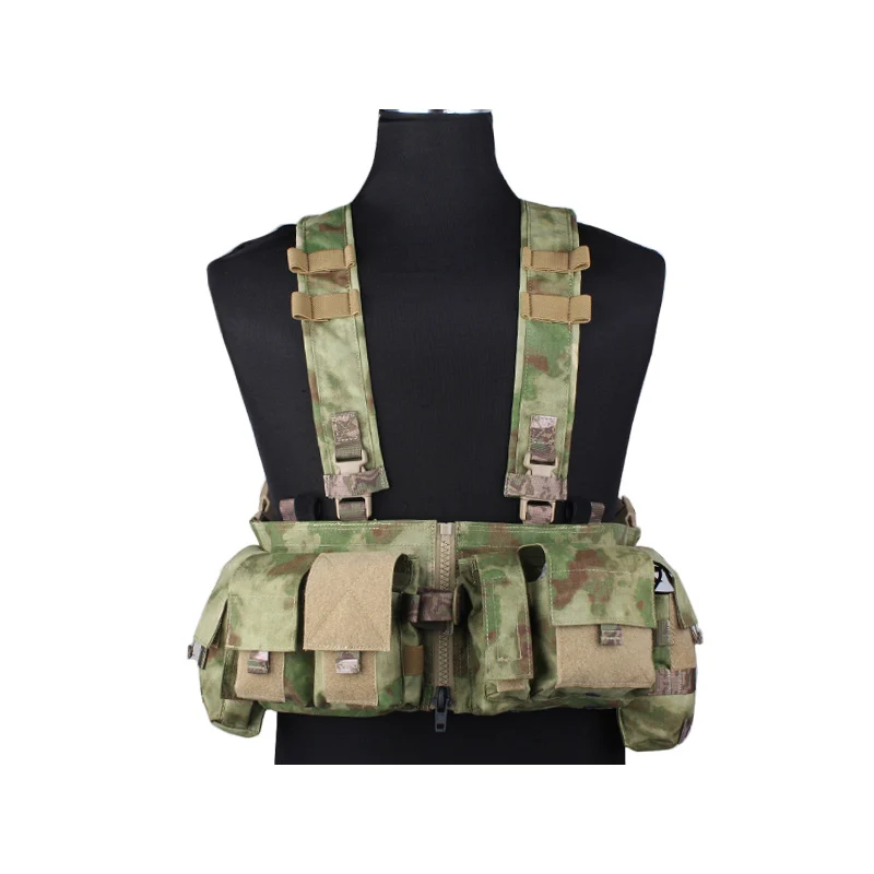 Emersongear táctico para MF Style UW Gen V Split Front pecho Rigt desmontable con hebilla de cremallera Milsim caza combate senderismo Nylon - imagen 2
