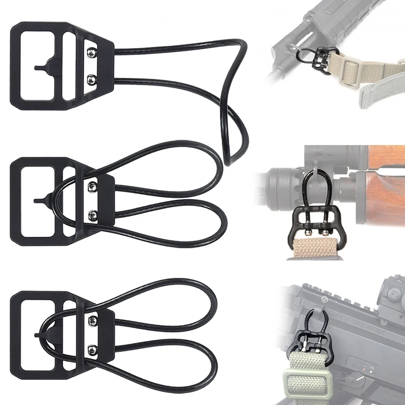 Cinturón táctico en U, eslingas alimentadas, ganchos de alambre, equipo de conexión, hebilla Universal, hebilla de liberación rápida, accesorios para Rifle de 1/1,25 pulgadas - imagen 2