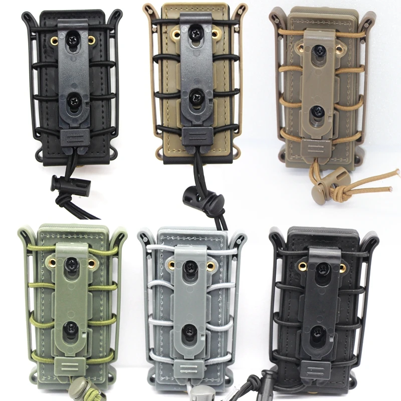 Funda táctica de 9mm para 20 piezas, bolsa para revistas, Clip MOLLE rápido, soporte para pistola, accesorios para chaleco de caza, 5,56 - imagen 5