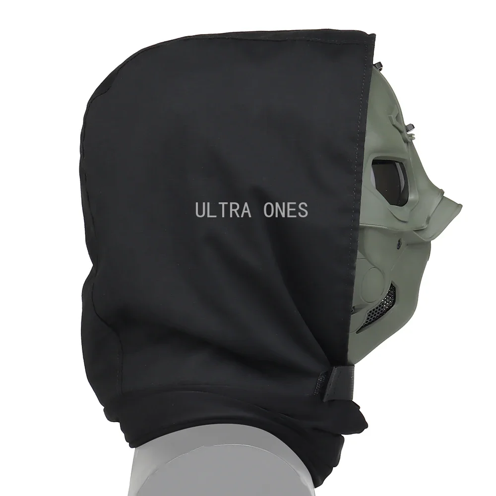 Airsoft-mascarilla táctica con casco, máscara protectora de cara completa para caza, tiro, Paintball Cs, entrenamiento del ejército, camuflaje de combate - imagen 3