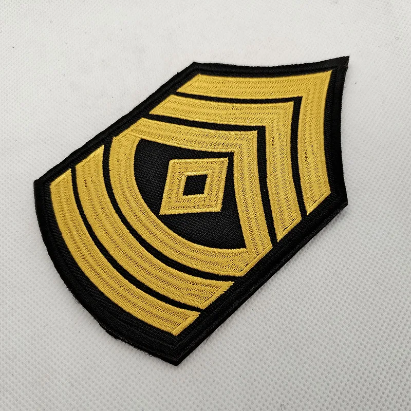 Pegatina bordada de fanáticos militares, charreteras de chaqueta de vuelo, parches de gancho y bucle de mochila de EE. UU., apliques de ropa, insignias fijadas - imagen 3