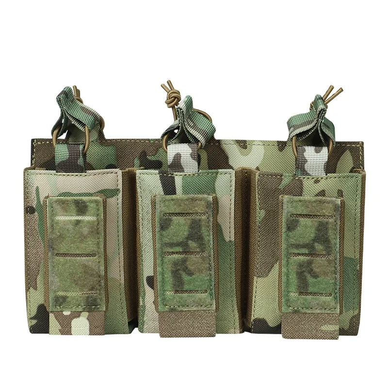 Equipo táctico, venta al por mayor, bolsa magnética de nailon 1000d, bolsas Molle para teléfono de camuflaje táctico, bolsa para revistas tríptico personalizada - imagen 2