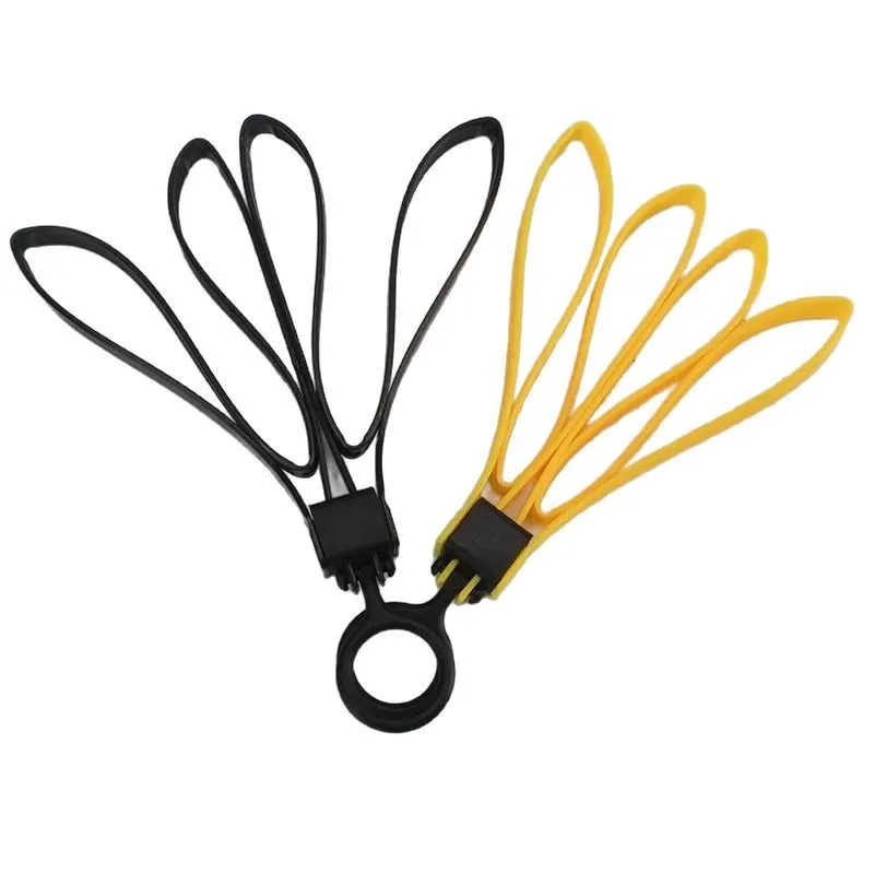 Cinturón de sujeción para exteriores, cinturón colgante táctico, cinturón de sujeción con cremallera de plástico, cinturón de encuadernación desechable de alta resistencia - imagen 5