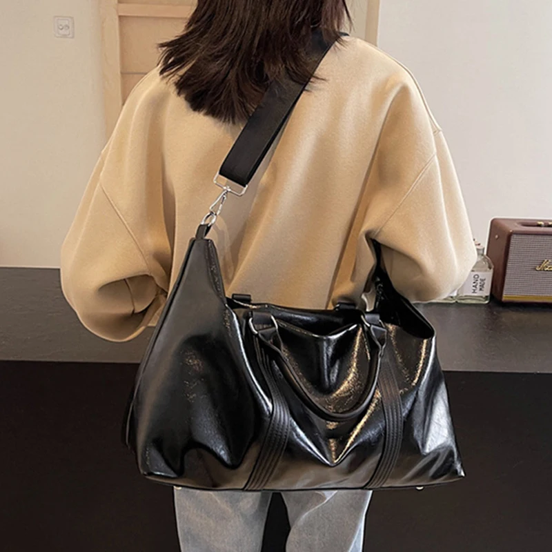 Bolsa de gimnasio deportiva para viajes al aire libre, Fitness, entrenamiento de acampada, mochila de Yoga con asa superior, equipaje grande, bolso para axila, hombro versátil - imagen 5