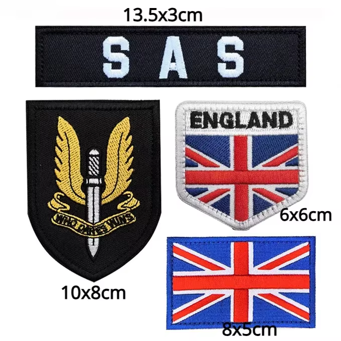 Insignia bordada con bandera de Inglaterra