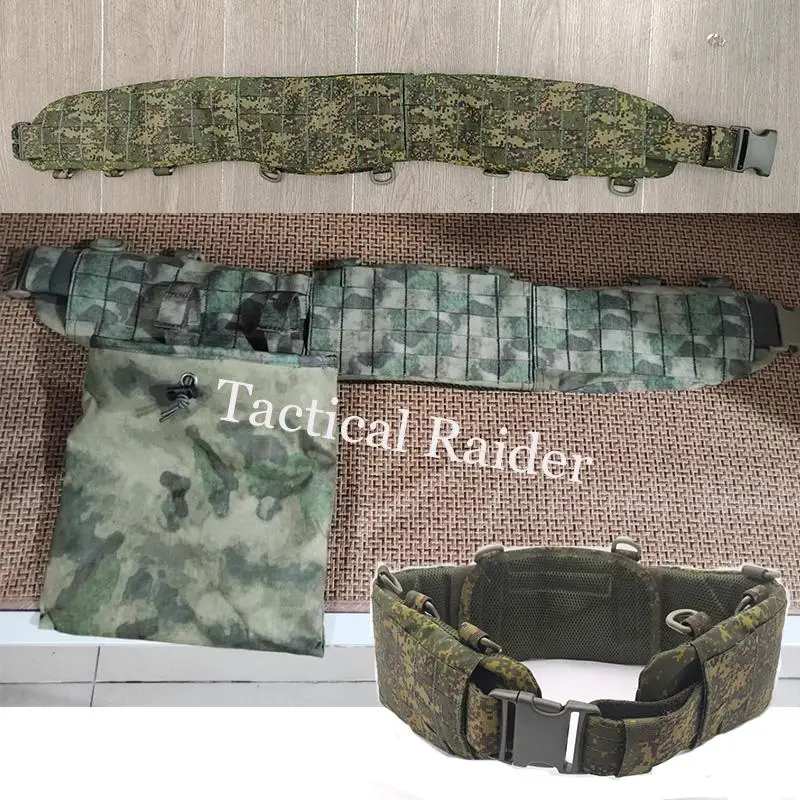 Cinturón de expansión táctico multifuncional para exteriores con cubierta de cintura Molle rusa