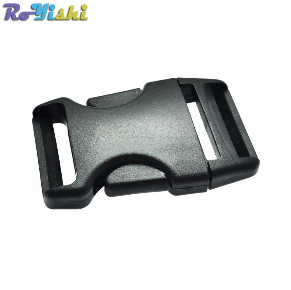 Hebillas de Liberación lateral de plástico, correas de mochila, correas de 19mm, 25mm, 31mm, 38mm, color negro - imagen 3