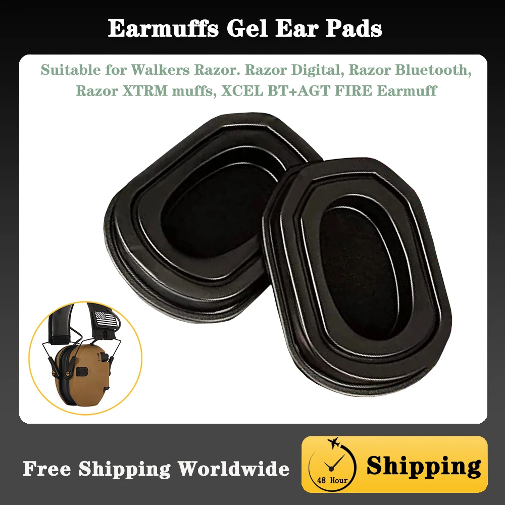 Almohadillas de Gel de silicona adecuadas para caminantes, maquinilla de afeitar, Razor Digital, Razor Bluetooth, orejeras Razor XTRM, XCEL, XCEL BT + AGT FIRE