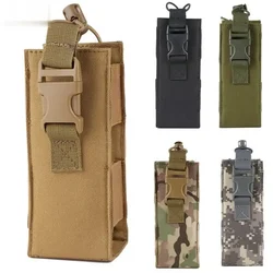 Funda táctica MOLLE para walkie-talkie radio bidireccional GPS airsoft