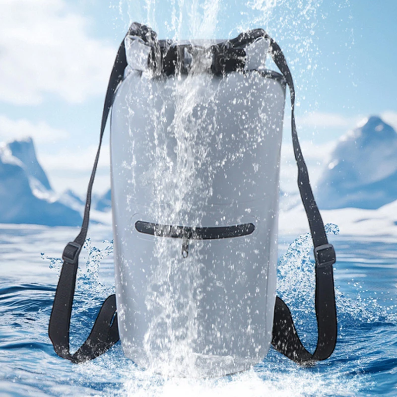 Bolsa de playa para natación de PVC, impermeable, para juegos acuáticos al aire libre, mochila para kayak, pesca, canotaje, Rafting, bolsas portátiles a la deriva - imagen 3