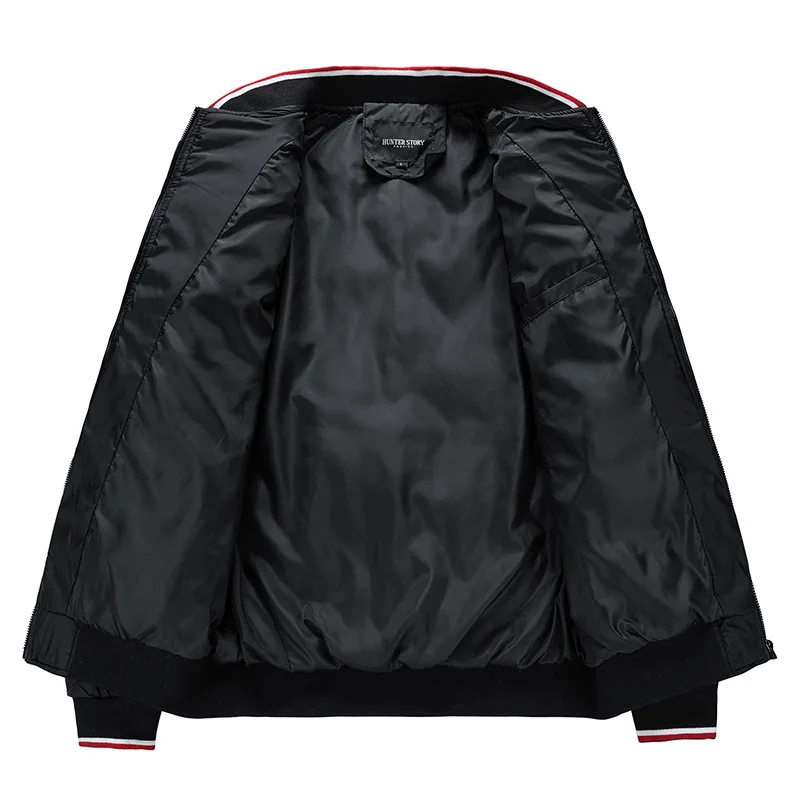 Parkas cálidas y gruesas para hombre, abrigos rompevientos, chaquetas de rombos con cuello de béisbol, ropa de moda para hombre, Invierno - imagen 5