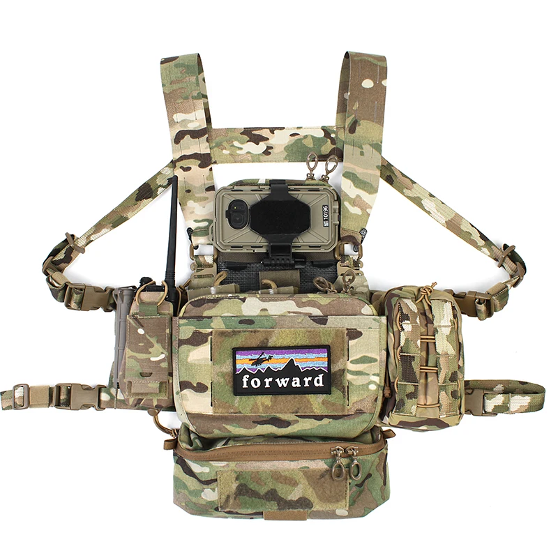 PEW TACTICAL FERRO STYLE Chesty Panel ATAK AIRSOFT Panel frontal MOLLE Panel Atak Placa de expansión Airsoft Estilo Ferro - imagen 4