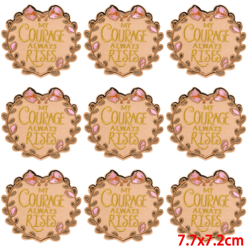 Parches termoadhesivos para planchar en la ropa, parches bordados feministas, eslogan para la ropa, 10 unidades por lote - imagen 3