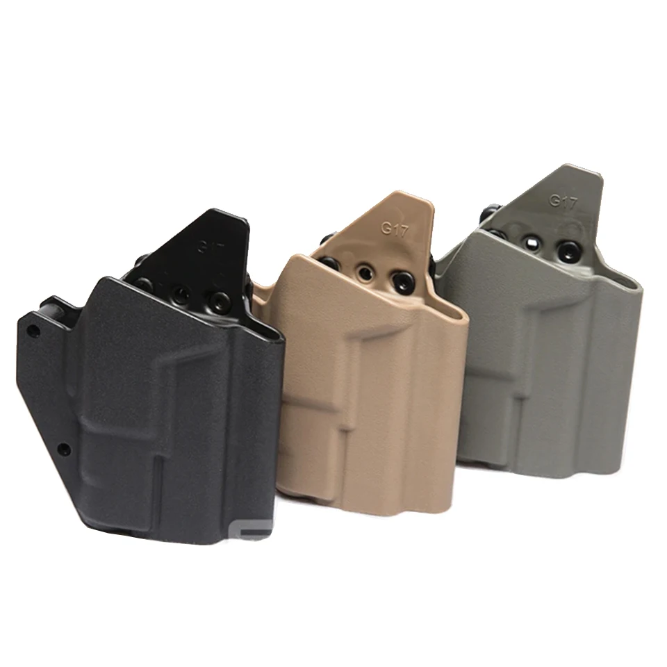 Funda táctica para pistola Airsoft FMA G17S con funda con soporte de luz SF BK/DE/FG TB1327