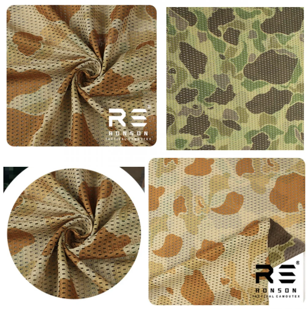 Camuflaje Digital de jungla para caza de patos, tela de malla ligera y transpirable de 120g, tejido táctico con aguja de secado rápido