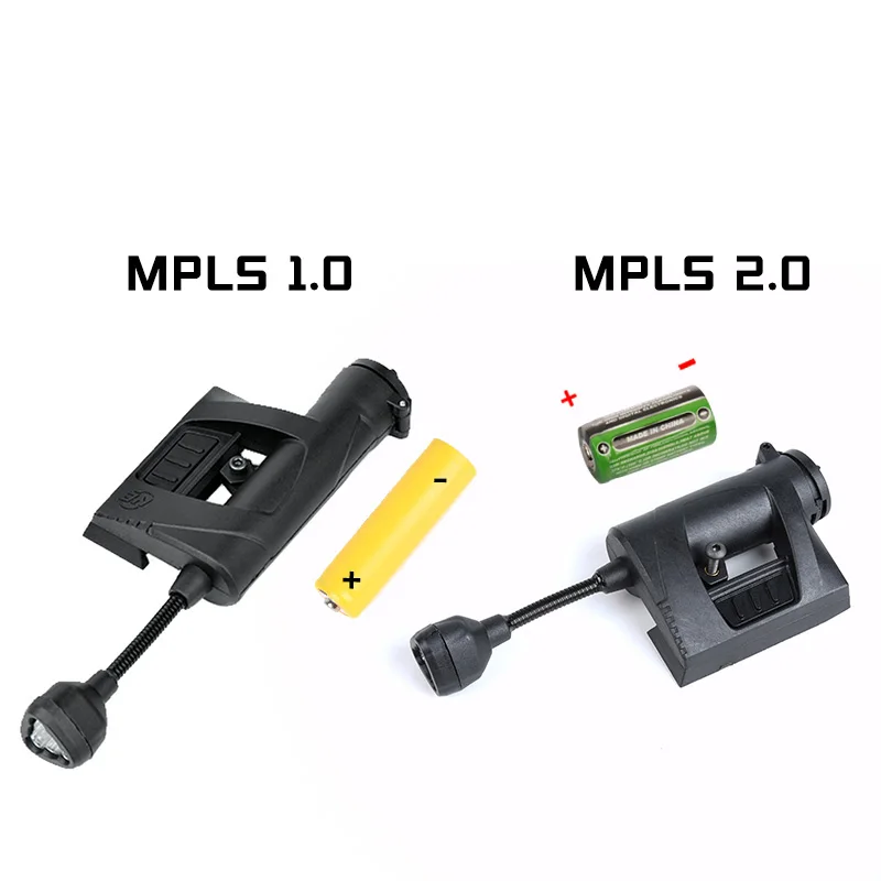 WADSN-luz táctica MPLS CHARGE FAST para casco, 4 modos, rojo, verde, blanco, LED IR, lámpara de señal de caza, faro militar para exteriores - imagen 5