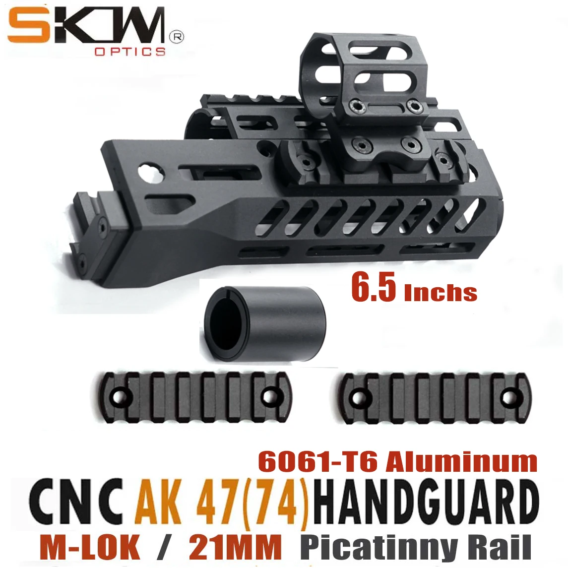 SKWoptics Soporte táctico para linterna M-LOK AK CNC 6061-T6 - imagen 5