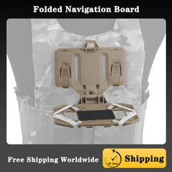 Panel porta móvil plegable con montaje MOLLE para chaleco táctico