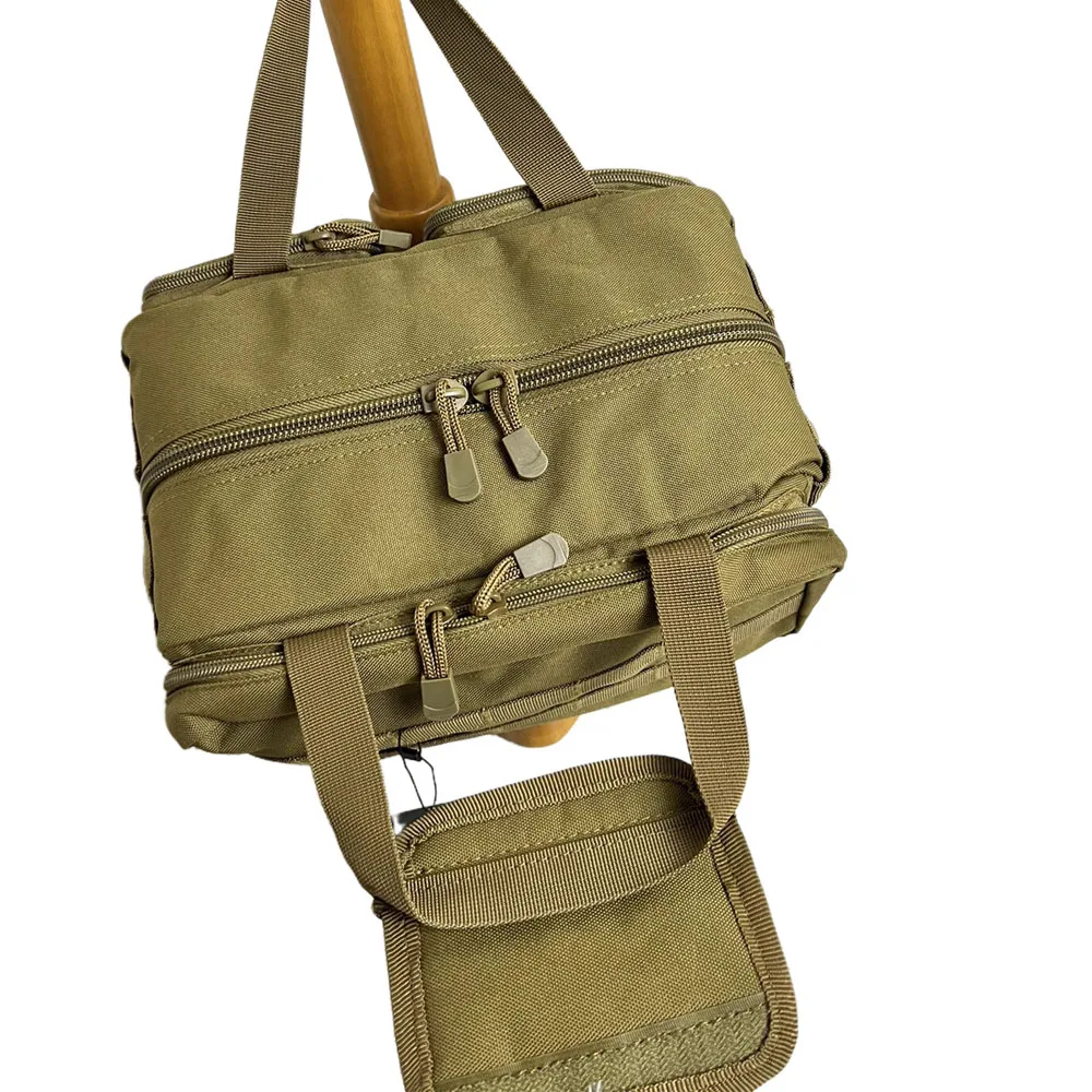 Bolsa de almacenamiento táctica retro, bolso de viaje de gran capacidad, maletín portátil - imagen 2