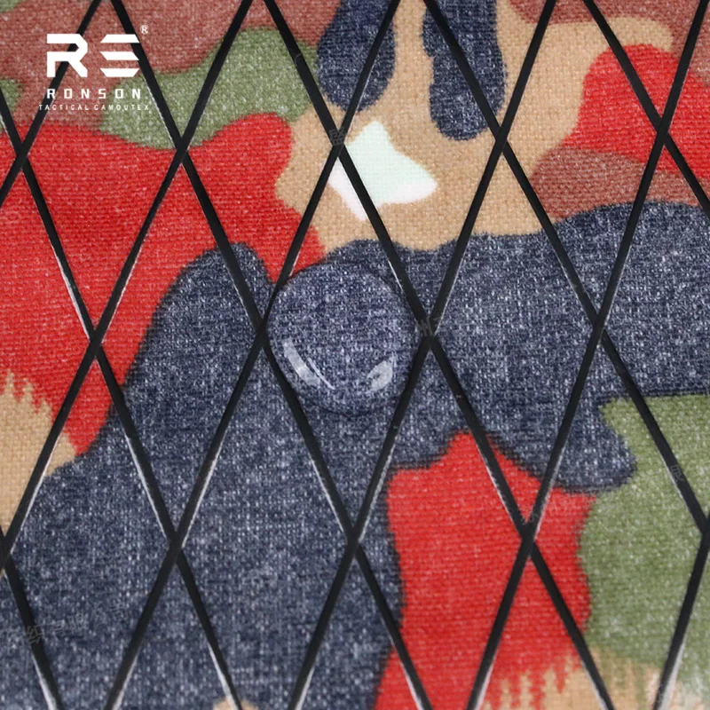 Xpac-tela a cuadros de diamante, compuesto de alta resistencia, nailon 500D, camuflaje sanguíneo, tela ultraligera resistente a desgarros - imagen 3