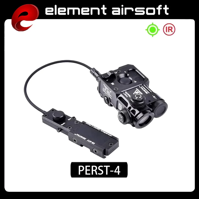 Láser IR PERST-4 verde metálico para arma con mira y linterna táctica - imagen 5
