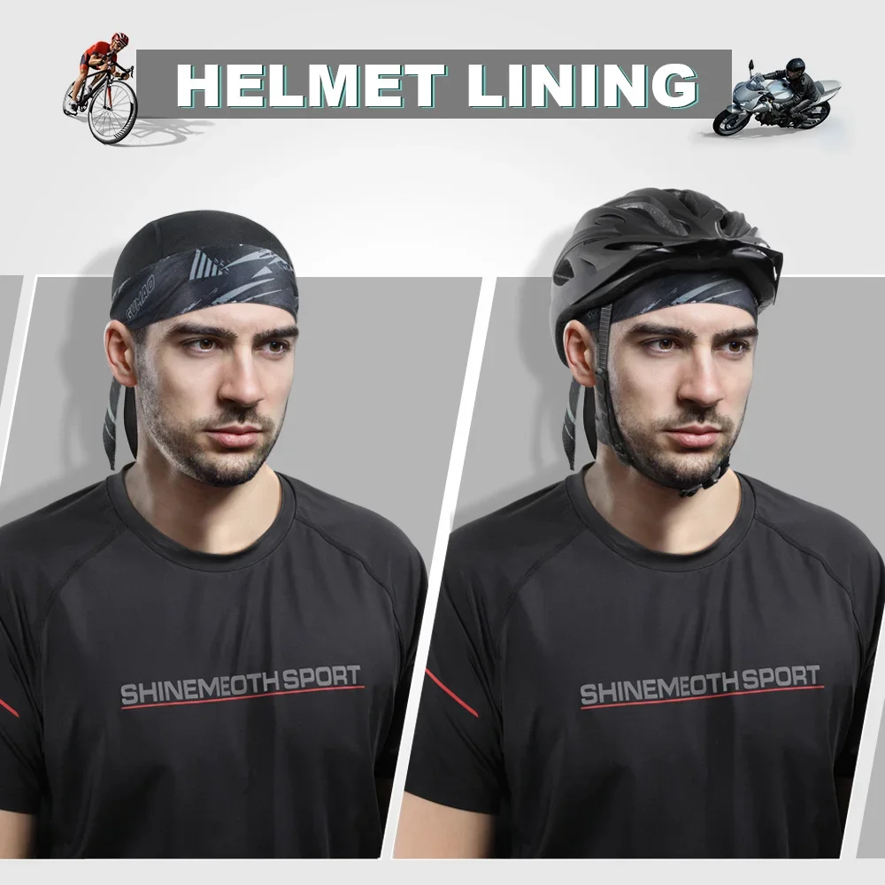 Gorra de ciclismo, sombrero de pirata, transpirable, para exteriores, motocicleta, bicicleta, sombreros de verano, pañuelo de moda para montar, correr, deporte - imagen 4