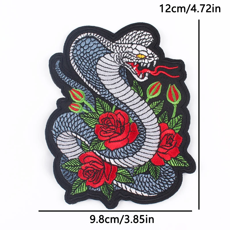 Parche de gorila y tiburón de Animal humorístico, parches bordados con eslogan de advertencia para chaqueta, chaleco, regalo divertido para amantes de los animales DIY - imagen 4