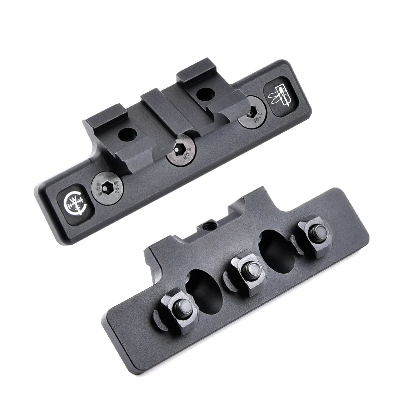 WADSN táctico Surefir M600 M300 luz Thorntail2 soporte de linterna para Mlok Keymo Rail CNC aleación de aluminio Metal - imagen 5