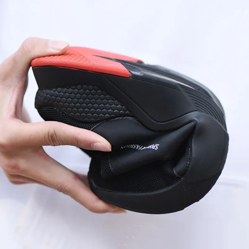 Zapatos de seguridad con punta de acero para hombre, botas para hombre, zapatillas informales transpirables para exteriores, botas de seguridad para el trabajo con perforación antigolpes - imagen 4