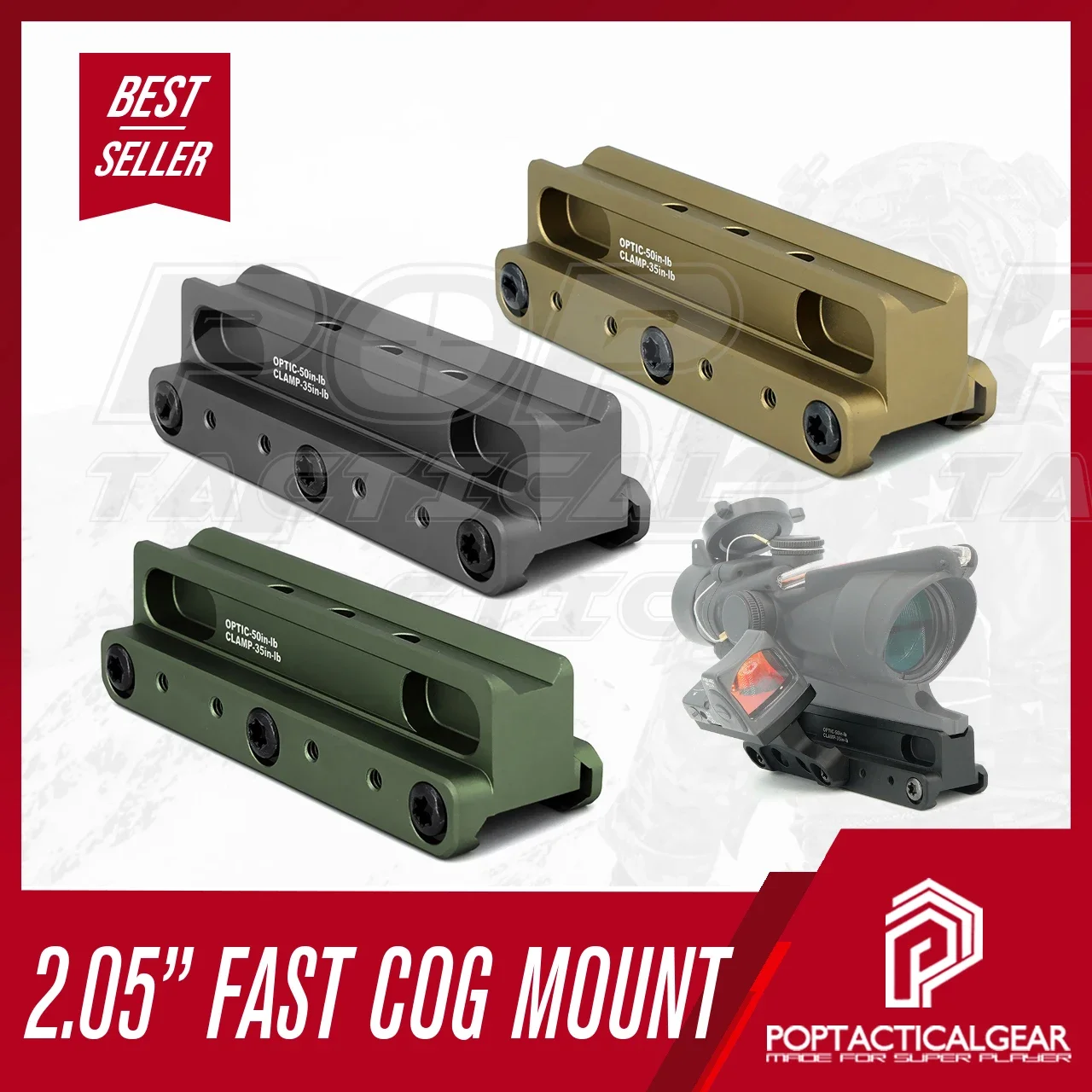 Adaptador óptico compensado RM06 de montaje rápido, juego de Base de visión de punto rojo t2, TA31, TA11, Airsoft Wargame, caza, Aluminio