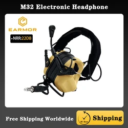 EARMOR M32 auriculares tácticos con cancelación de ruido NRR 22 IPX-5