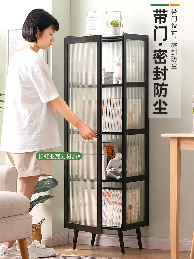 Estantería combinada multifuncional para el hogar, estantería para sala de estar, almacenamiento en suelo de madera maciza, estantería para niños, estantería multicapa - imagen 5