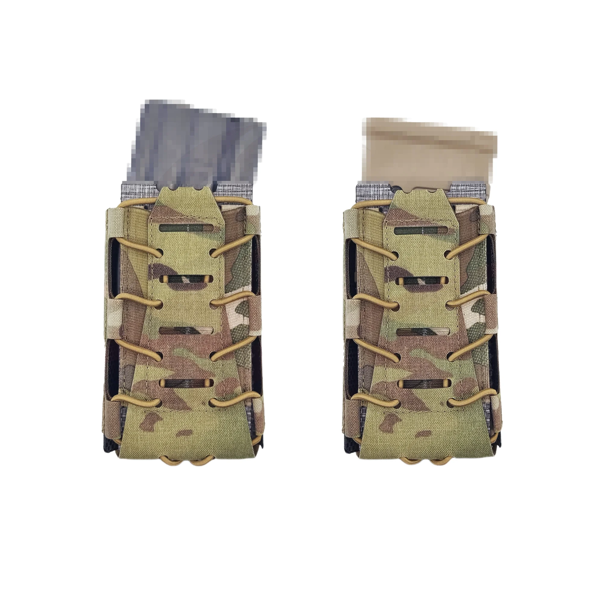 Bolsa táctica para revistas Airsoft Quick Pull 556/762, bolsa elástica integrada para portador de tablero Tegris - imagen 2