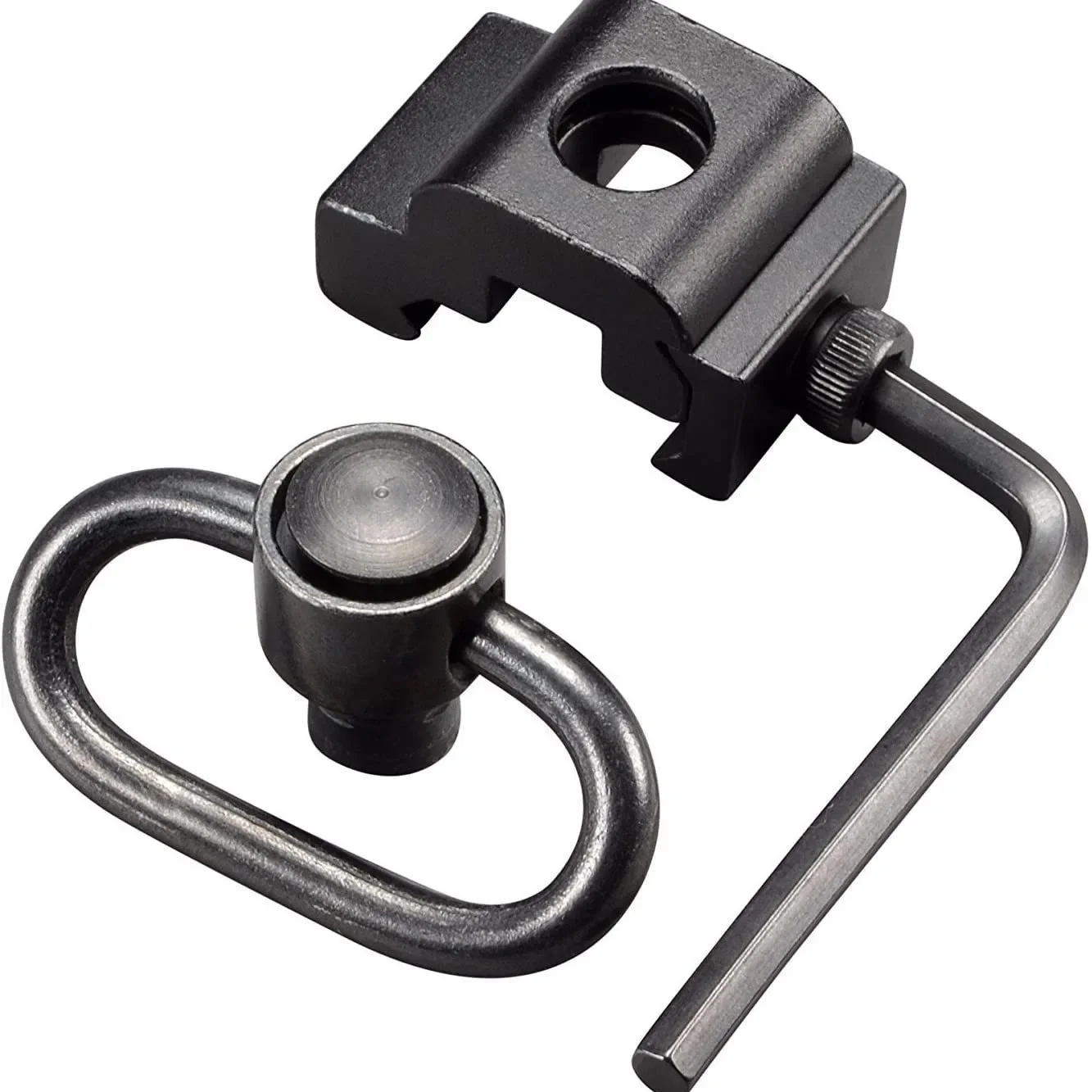 Adaptador de montaje giratorio de eslinga de separación rápida, correa para Rifle QD de 1,25 pulgadas, accesorio de anillo de eslinga, riel Picatinny de 20mm, accesorios para pistola de caza - imagen 4